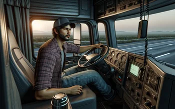 Long haul truck driver