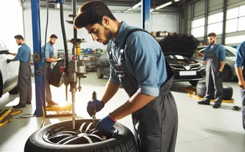 Tire changer - automotive service